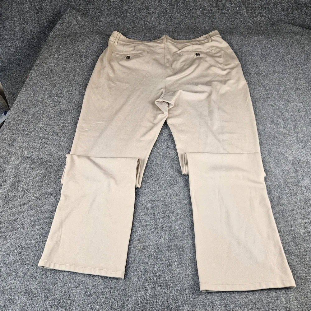 True Classic Chino Pants Mens 40 Khaki Tan Stretch Rayon Nylon‎ Spandex Casual